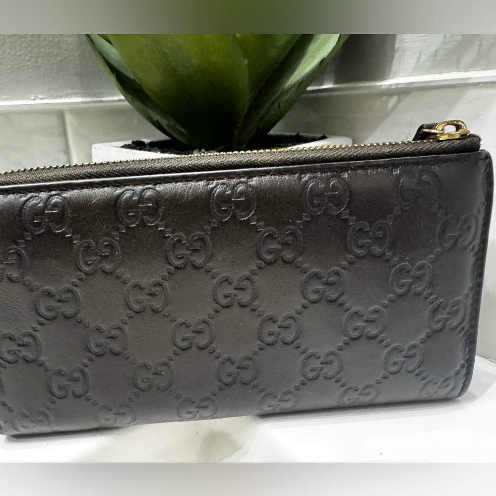 Gucci Embossed Leather Wallet